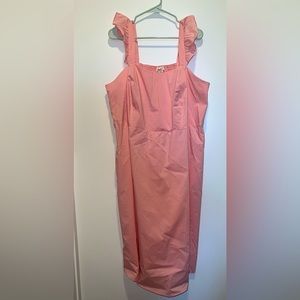 Coral pink dress